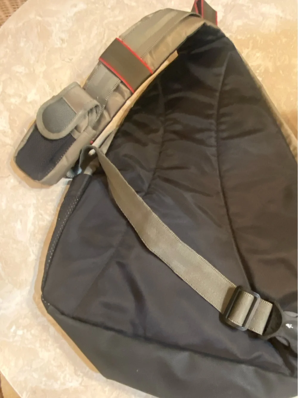 Old Navy Olive and Black Sling Backpack